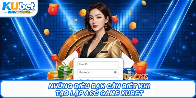 Những điều bạn cần biết khi tạo lập acc game Kubet 